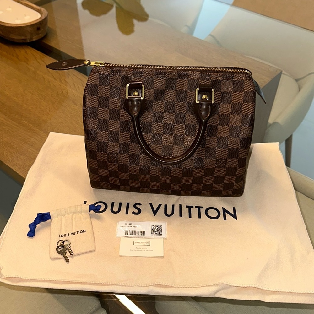 Louis Vuitton Speedy 25 Damier Ebene